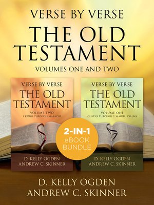 cover image of Verse by Verse: The Old Testament
